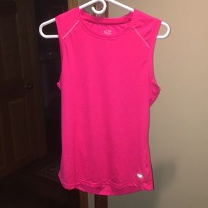 Pink activewear tank top